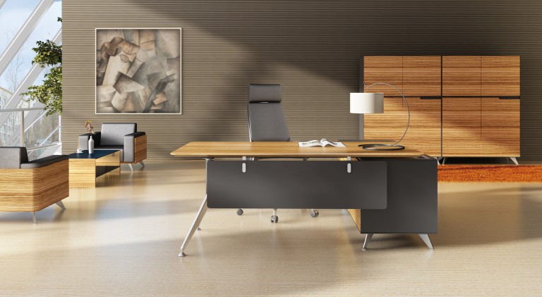 SONOVGE DESK WITH RETURN