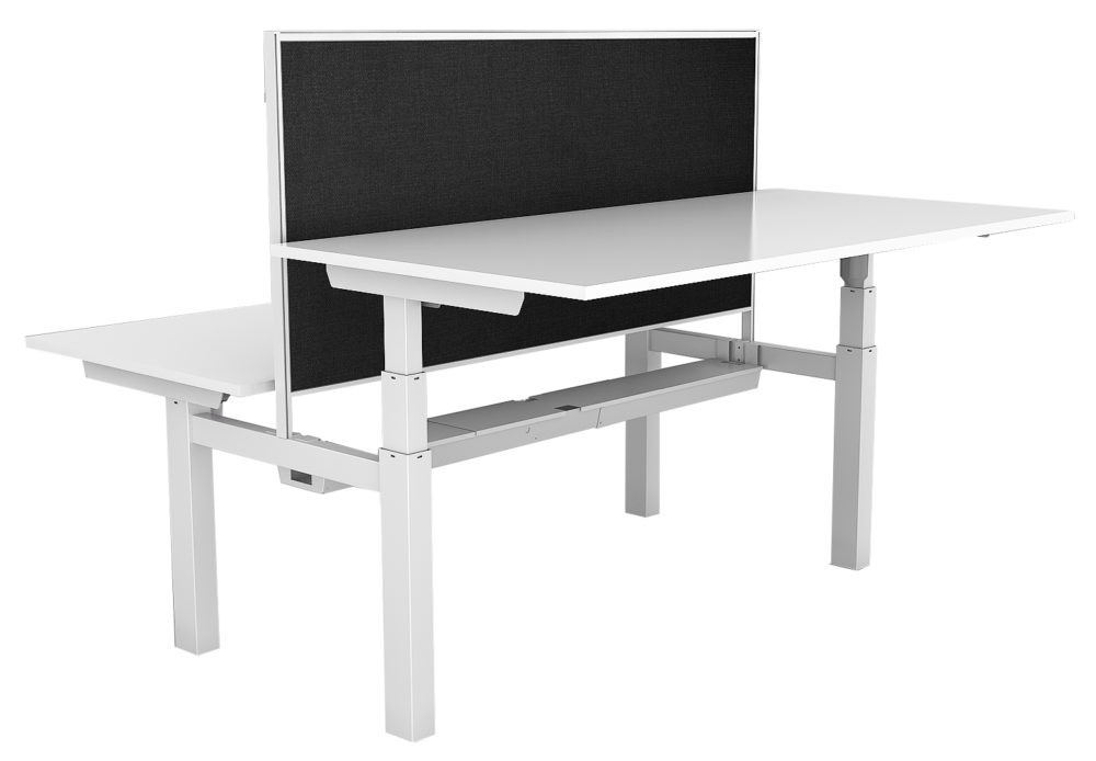 MY-DESK Paramount Back to Back Height Adjustable Desks with Screens